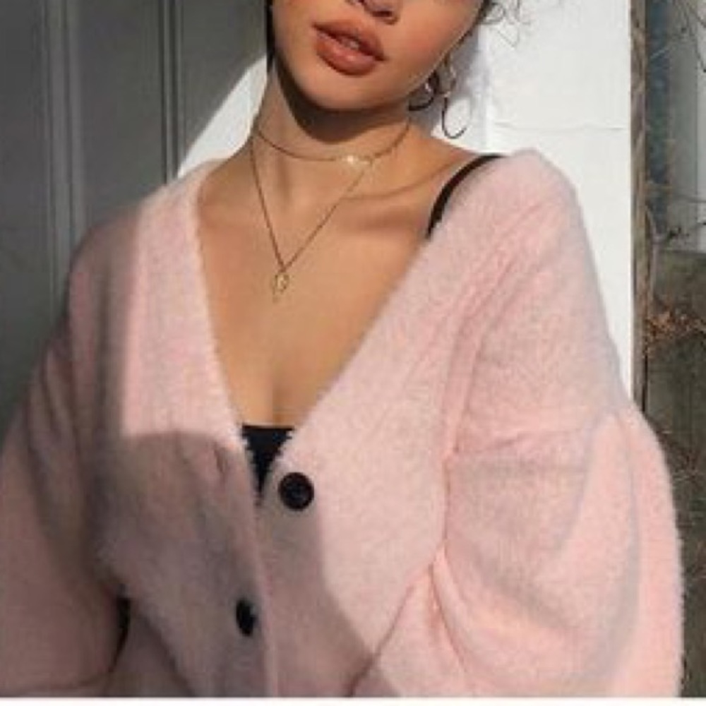 LPA Mercy Cardigan Light Pink XS NWOT - Picture 12 of 13